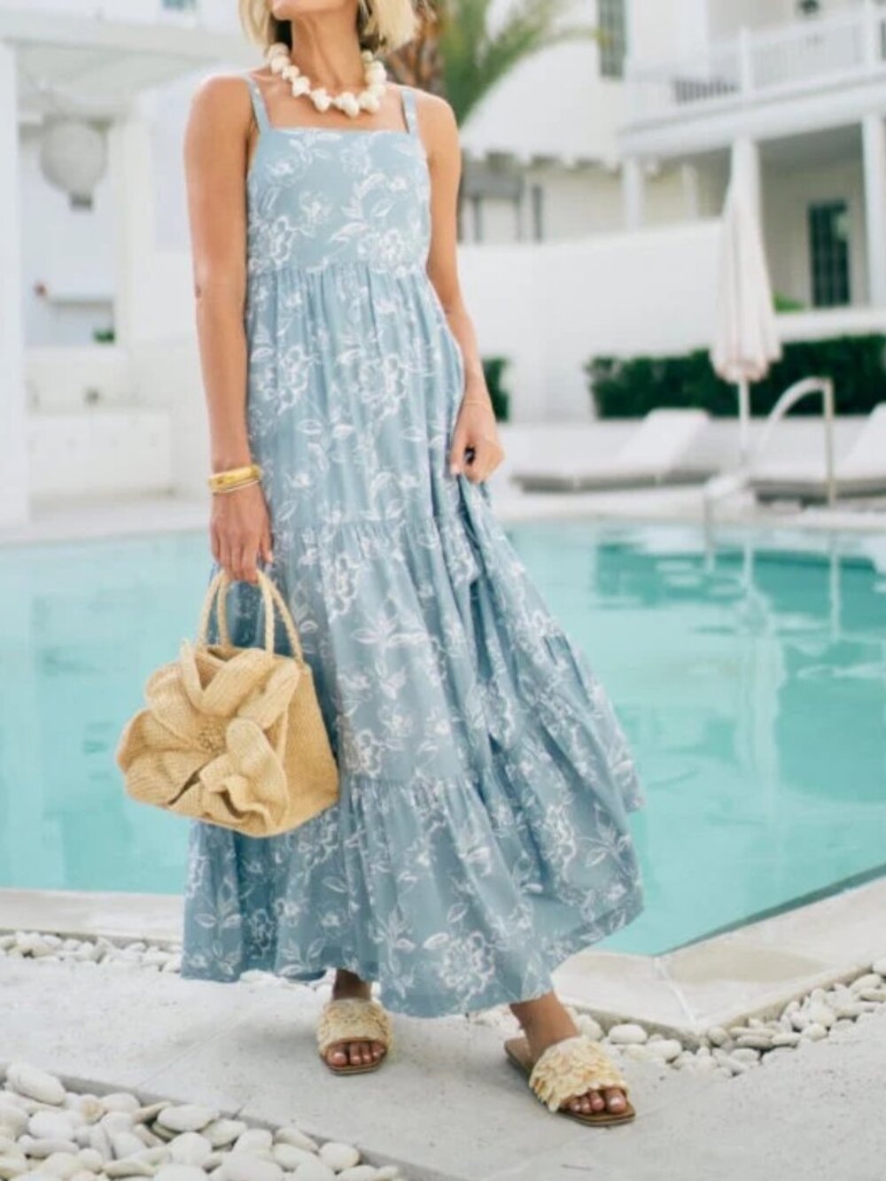 Hermoza Shea Long Dress in Meadow Whisper Size Large NWT